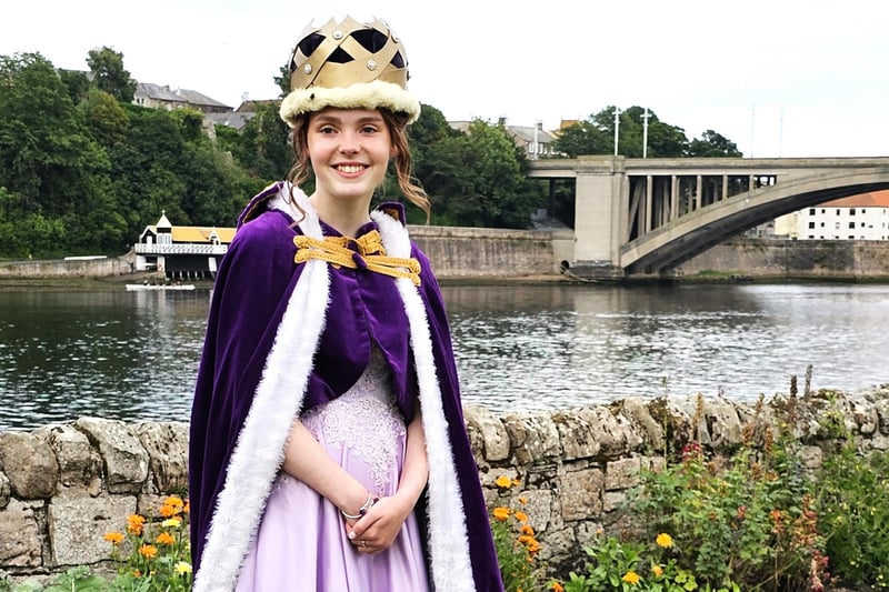 Mae Morton, a Year 10 pupil at Berwick Academy, is the new Tweed Salmon Queen.