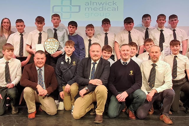 Junior Team of the Year - Alnwick Rugby U13s, county cup winners.