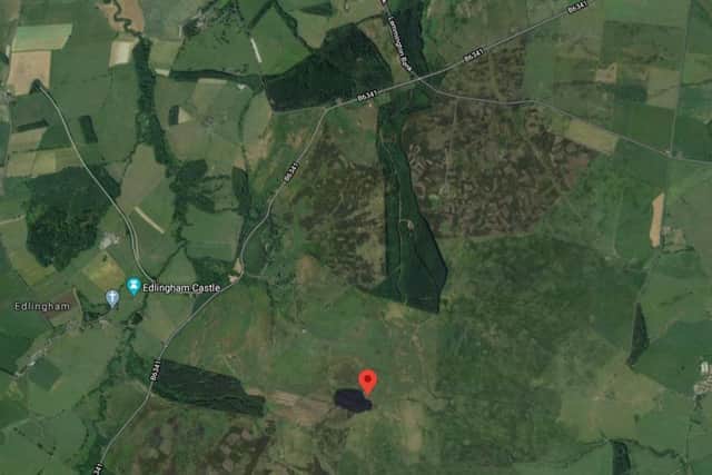 The location of the proposal on the shore of Black Lough. Picture from Google
