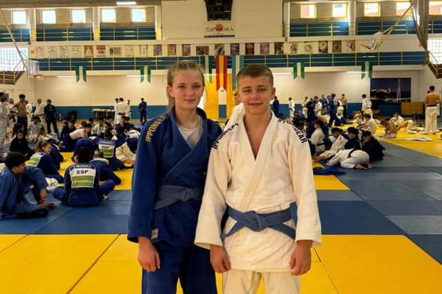 Taylor Chrisp and Evan Anderson have been selected by GB Judo. (Photo by Blyth Juno Mich)