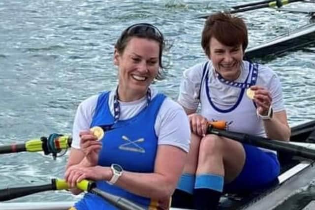 Hilary Cairns has been a member of Berwick Amateur Rowing Club for 35 years. Picture: BARC