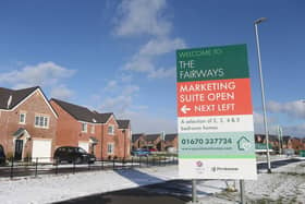 The Fairways housing development in Cramlington