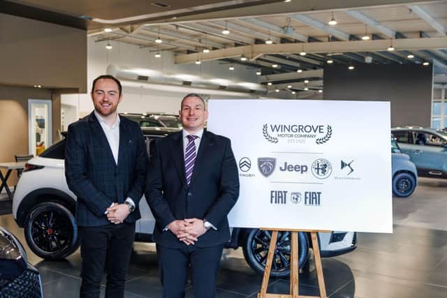 Wingrove Motor Company managing director Josh Parker and group commercial director David Guy