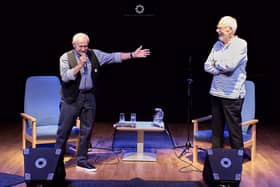 BBC’s Bob Harris and author/music journalist Colin Hall have come together to discuss their mutual love and appreciation of The Beatles in a theatre show. Picture by Mark Tipping Photography.