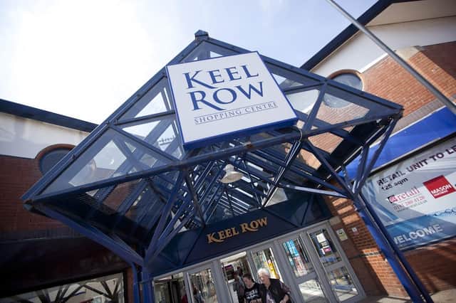 The Keel Row shopping centre, in Blyth, is temporarily closed due to safety concerns over a nearby building.