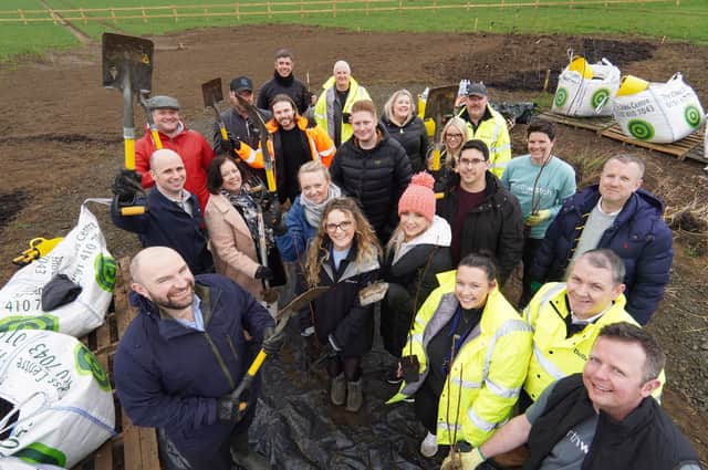 Bellway's Tiny Forests project includes giving over land it owns in Ponteland to create a woodland space, but concerns have been raised by residents and Ponteland Town Council. Picture at the site from March (Will Walker/North News).
