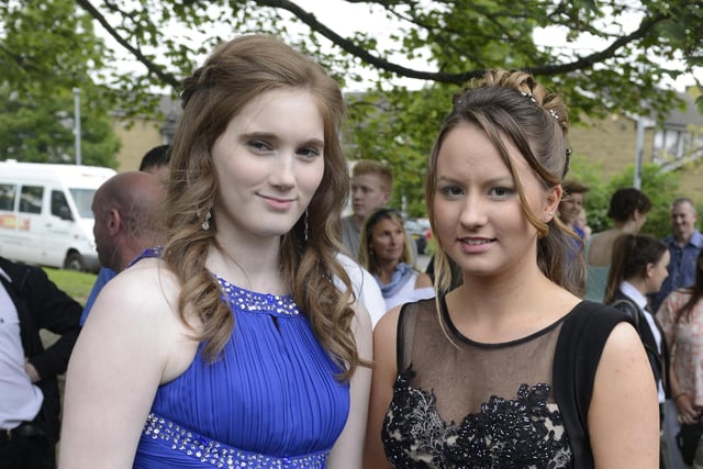 Duchess's High School prom 2014. Sarah Spink and Beth Pichen.