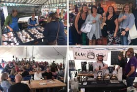 Brought forward from the previous early September slot, the Berwick Slow Food event took place on the Parade Green and Car Park.