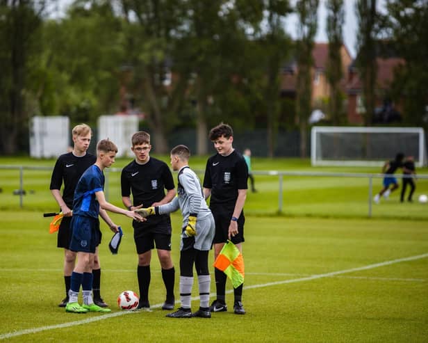 More referees are needed to sustain grassroots football.