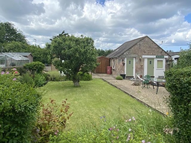 Garden area.