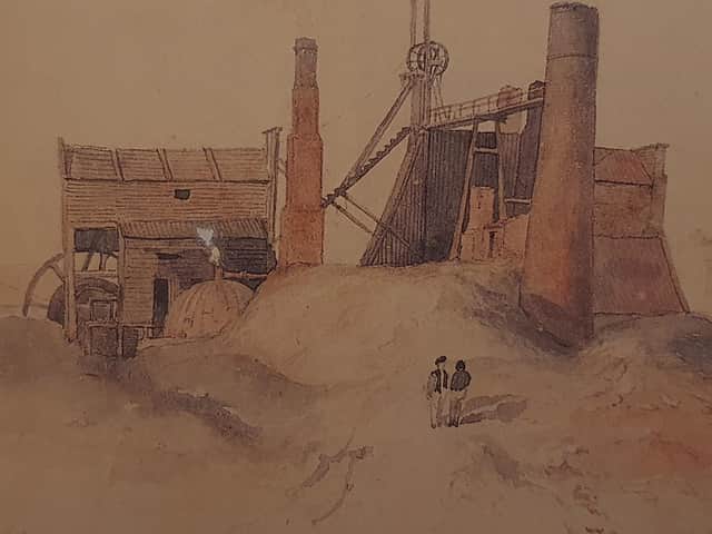 A picture of the Wallsend A-Pit where the disaster took place.