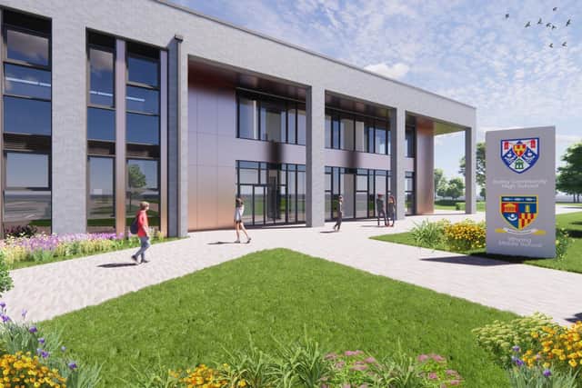 A CGI showing how the school could look.