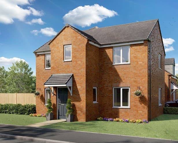 A CGI of one of the house styles proposed for the site in Newbiggin. (Photo by Gleeson)