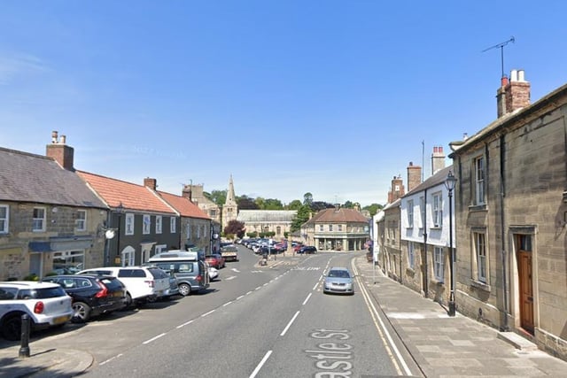 There were seven positive cases in Amble West with Warkworth where the rate is 173.5.