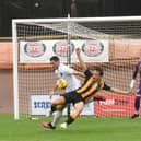 Berwick Rangers believe they should have had two penalties in the game against East Kilbride. Picture: Ian Runciman