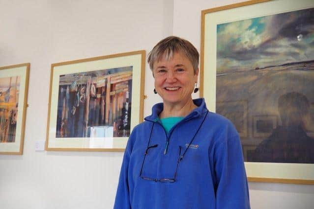 Artist Linda Kay, a trustee and volunteer at the Old Low Light Heritage Centre