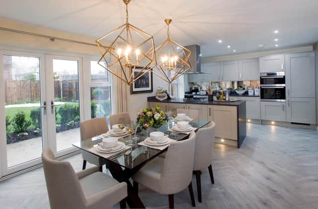 The showhome at Bellway’s Taylors Wynd development near Morpeth.