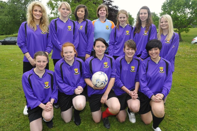 The Duchess's High School girls U18 football team in 2011.