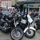 The Geordie Chapter of the Harley Davidson Owners’ Group (HOG) on a previous visit to Alnwick. Picture: Alnwick Town Council