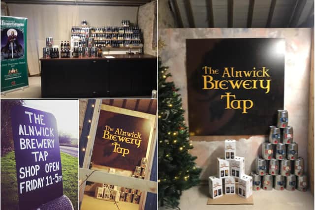 The Alnwick Brewery has adapted to Covid restrictions by opening a shop.