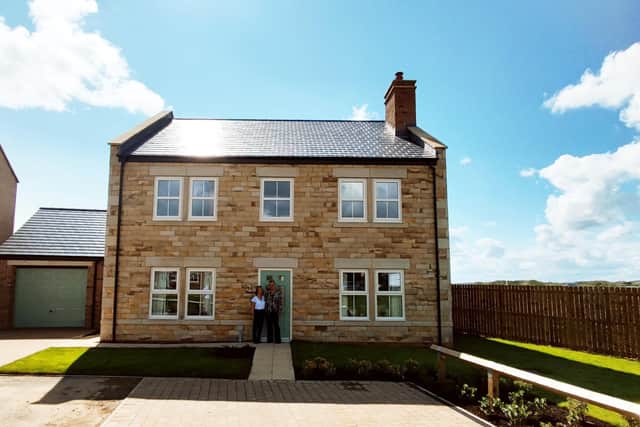 The show home at The Kilns, Beadnell.