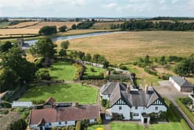 Carham Estate House is an eight-bedroom home on the England and Scotland border.