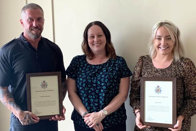 From left, police response officer Andy Simpson, Detective Chief Superintendent Deborah Alderson and specialist mental health nurse Lisa Furnevel.