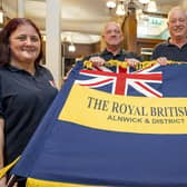 Dianne Watson, Geraldine Charman, John Wheeler and John Parker from the Alnwick branch of the Royal British Legion.