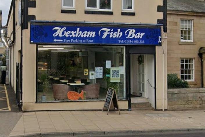 Hexham Fish Bar gets a 4.5 rating (535 reviews).