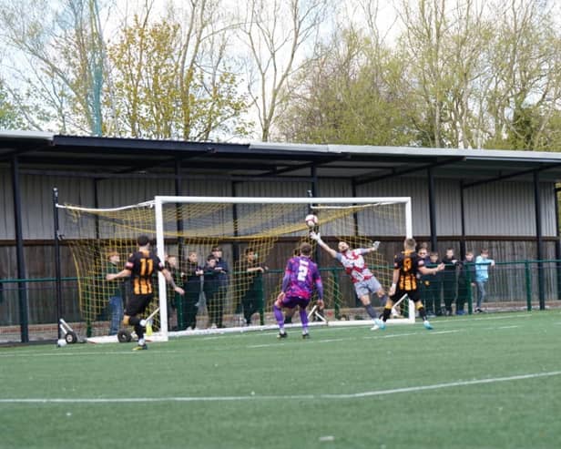 Morpeth Town put on a show for their fans in their last game of the season. Picture: Morpeth Town