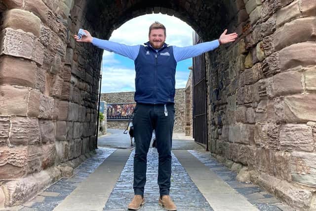 Will Douglas, visitor services manager at Bamburgh Castle.