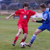 Action from the Wooler v Alnmouth game in the North Northumberland League, which Alnmouth won 6-1.