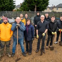 Medical firm staff dig in to help create Blyth community garden
