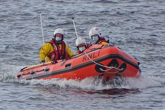 Seahouses inshore lifeboat crew.