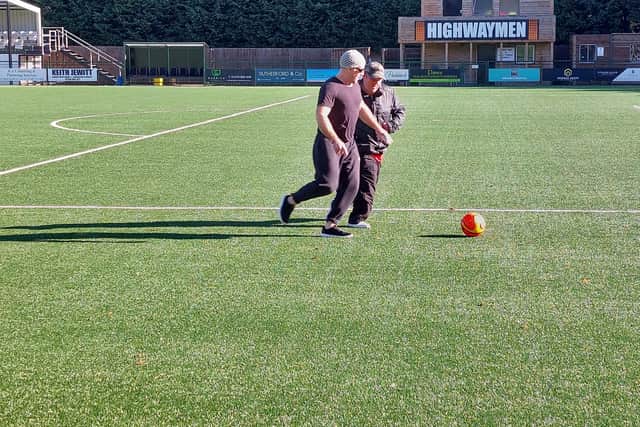 Visually impaired football has been a big success in Morpeth, and there are plans to expand to other clubs.