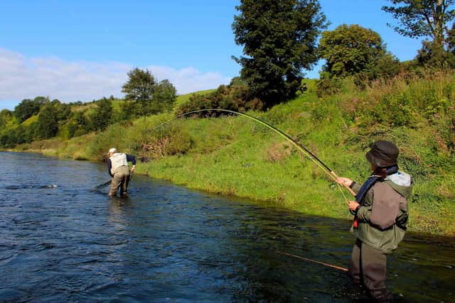Salmon fishing on the Tweed. Picture by Eoin Fairgrieve.