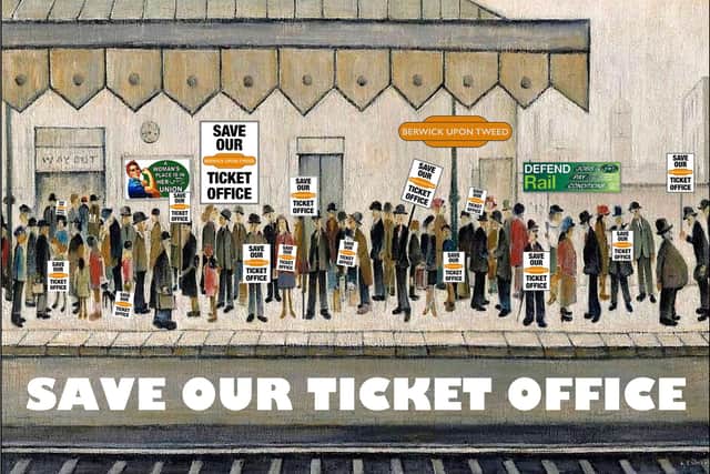 Keith Pattison has produced a poster in the style of Manchester artist L. S. Lowry.
