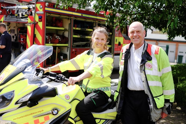 Northumbria Blood Bikes was represented at the event.
