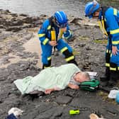 A multi-agency exercise was staged by Coastguard and RNLI teams. Picture: Howick Coastgaurd