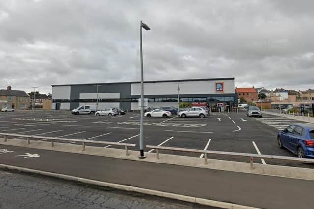 Redevelopment work has so far built a new Aldi supermarket and a Greggs shop. (Photo by Google)
