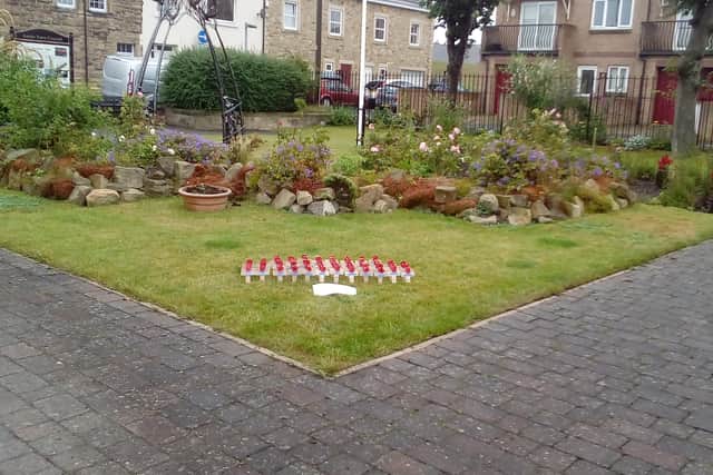 The proposed location of a seafarers memorial in Amble. Picture: Amble Town Council