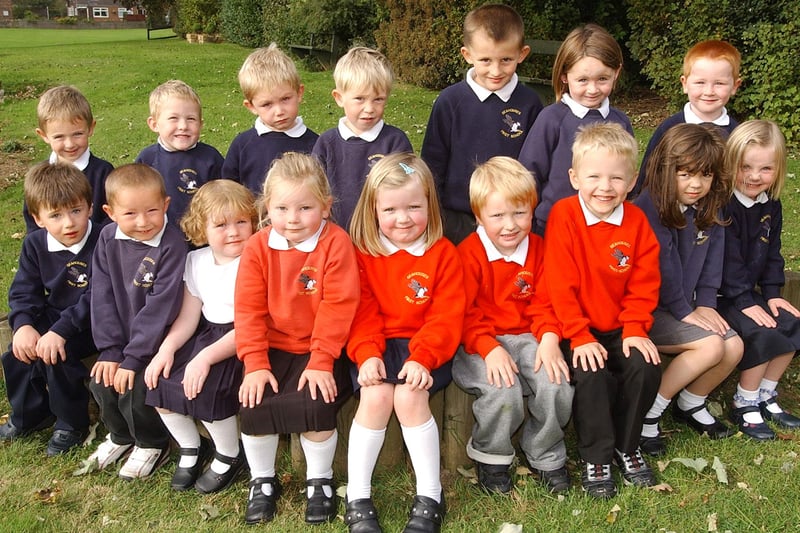 Seahouses First School new starters in September 2004.