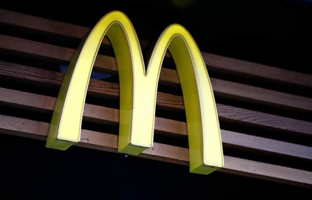 A logo of US burger chain McDonalds. Picture by Tolga Akmen/AFP/Getty Images)