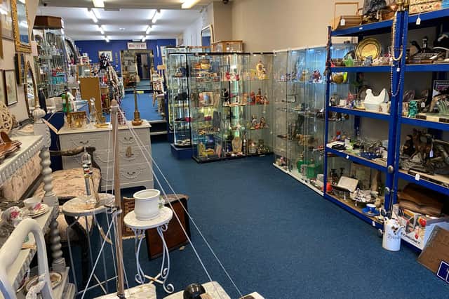 A range of items are available from the various dealers at Morpeth Antique Centre.