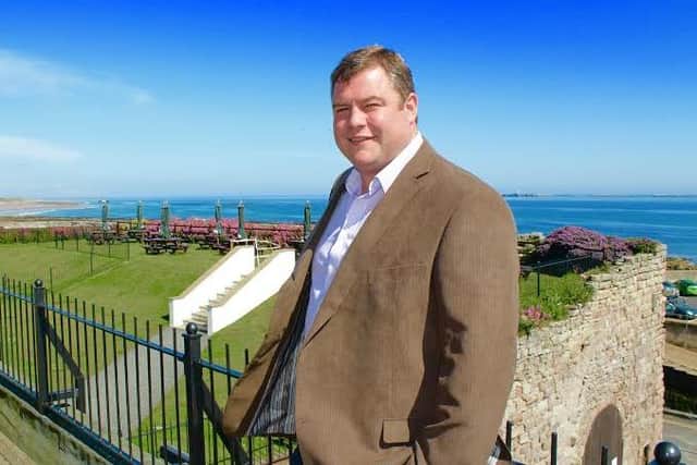 Sean Donkin, managing director of Inn Collection Group, at the Bamburgh Castle Inn in Seahouses.