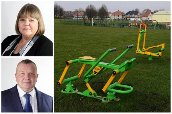 Councillors Scott Lee and Christine Dunbar have suggested installing outdoors gyms in Cramlington.