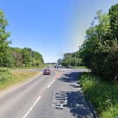The crash occurred near the junction of the A1068 and the A189. (Photo by Google)