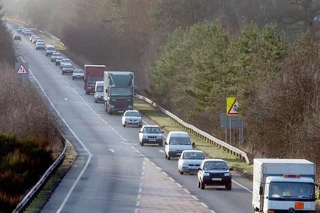 The A1 near Felton.