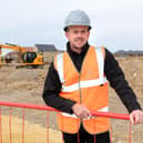 Michael Spurr, site manager at Church Fields in New Hartley. (Photo by Barratt Homes)