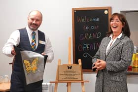 The Duchess of Northumberland also unveiled a commemorative plaque. Picture by Nicola Warren.